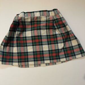 Girls plaid skirt
